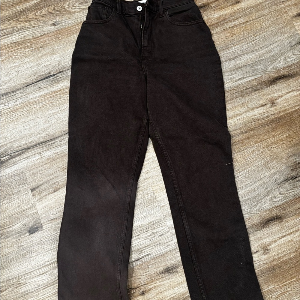 Abercrombie & Fitch Women's Brown Mom Jeans.